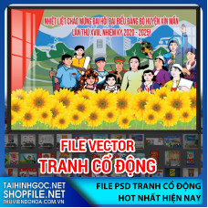 File vector tranh Cổ Động 2023